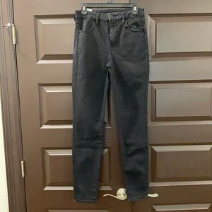 Black AE curvy jeggings